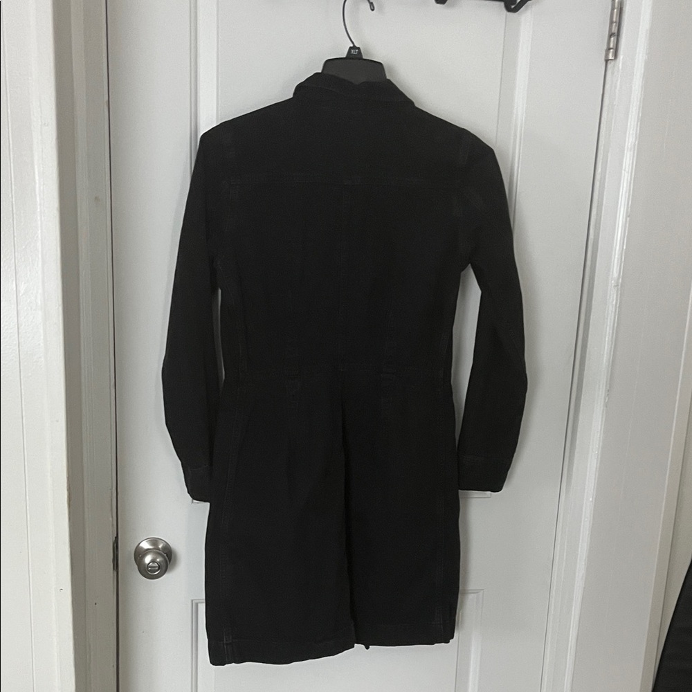 Levi's Black Denim Shirt Dress - Picture 3 of 6